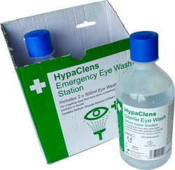 Safety First Aid&nbsp;HypaClens Emergency Eye Wash Station, Value (2 x 500 mL Bottles)